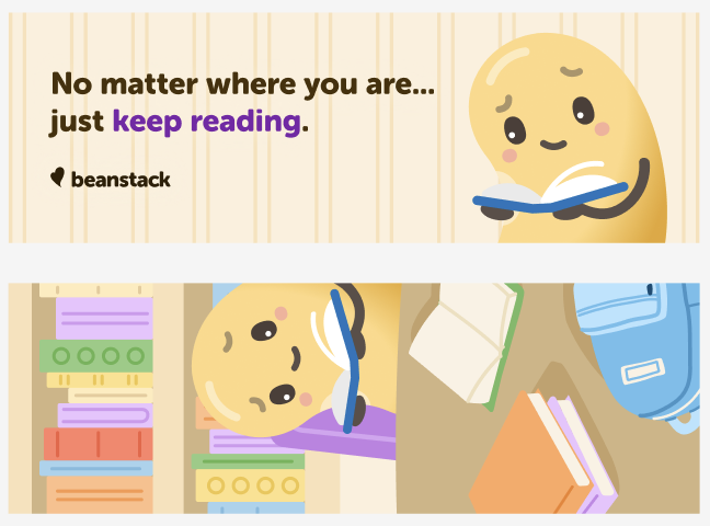 Printable Bookmark: Benny Reading at Lunch