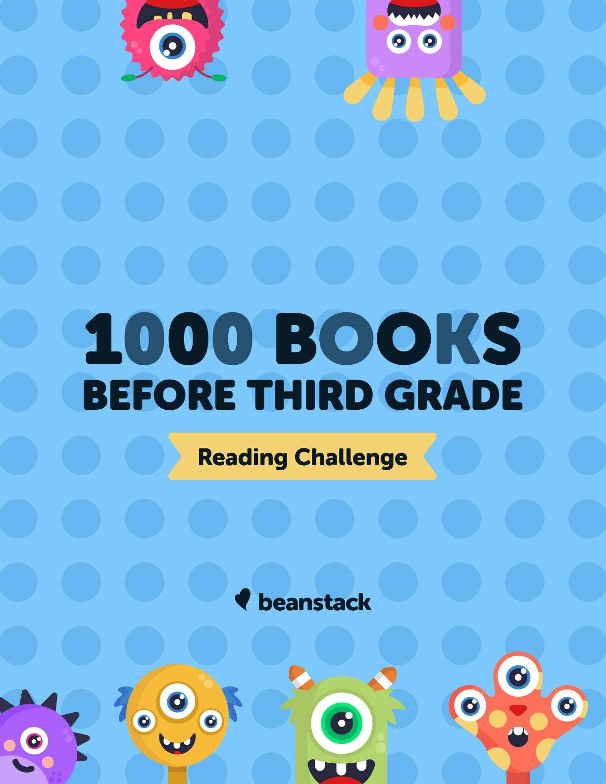 Preview of 1,000 Books Before Third Grade Promotional Material
