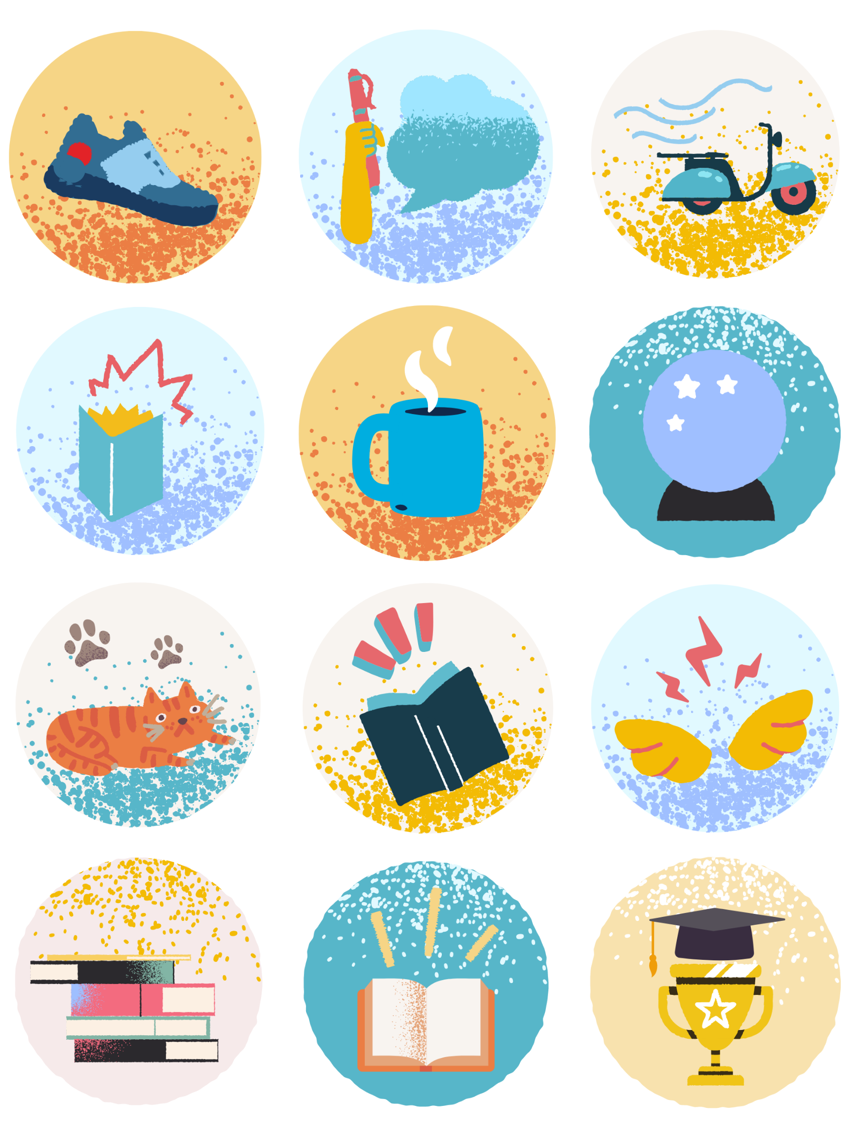 Preview of 100 Books Before Graduation Badges