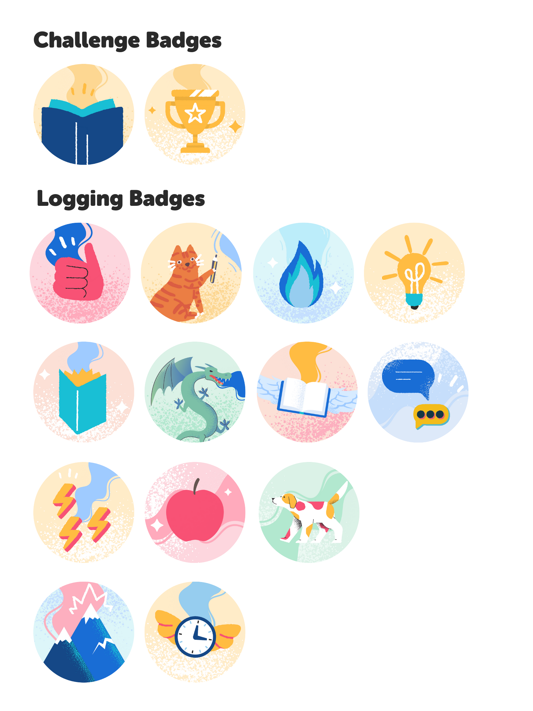 Preview of 500 Books Before Middle School Badges