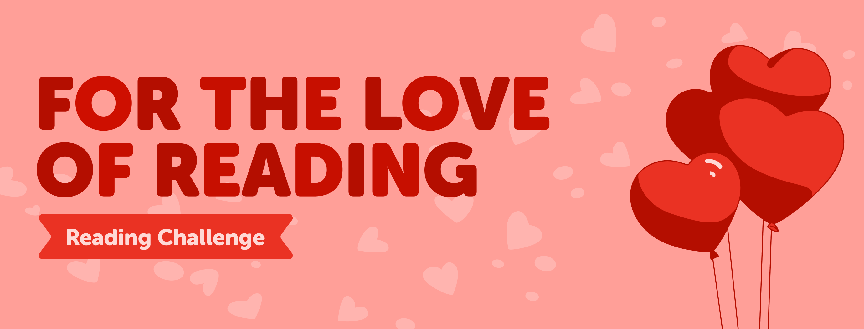 For the Love of Reading 2025 Banner - Libraries