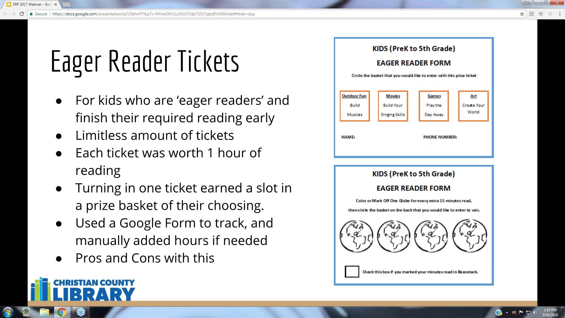 Christian County Library: Encouraging Eager Readers