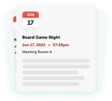Activity listing for Board Game Night at a public library