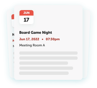 Activity listing for Board Game Night at a public library