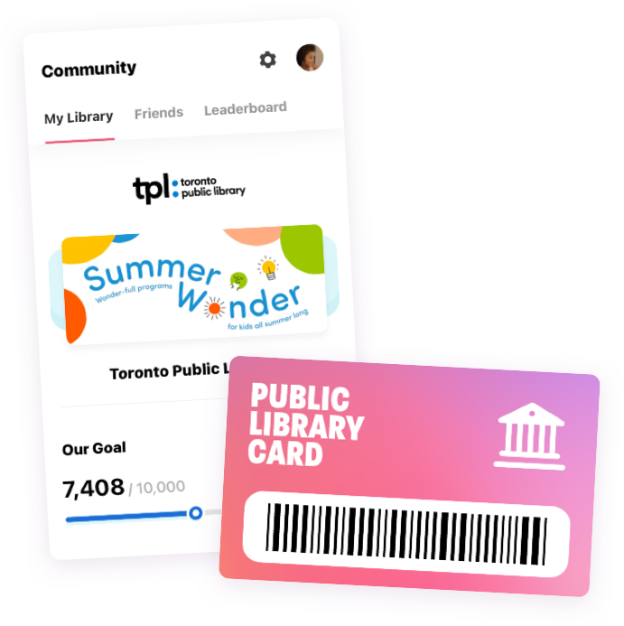 Digital library card for Toronto Public Library