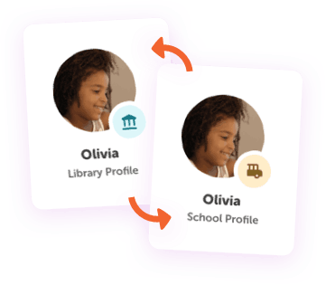 Reader account profile for both school and library account