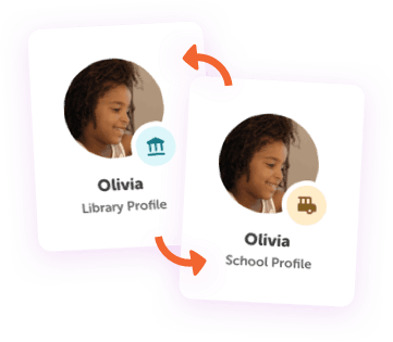 Reader account profile for both school and library account