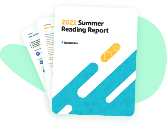 Beanstack 2021 summer reading report cover