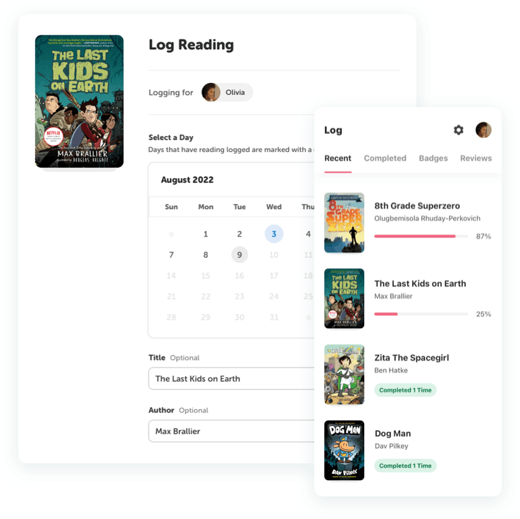 Reading Journal - Reading Log, Reading Challenge Trackers, Library Log, and  more!