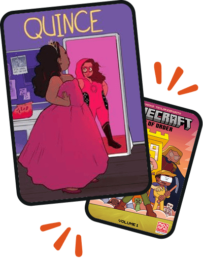 Digital comics available to Beanstack readers through Comics Plus