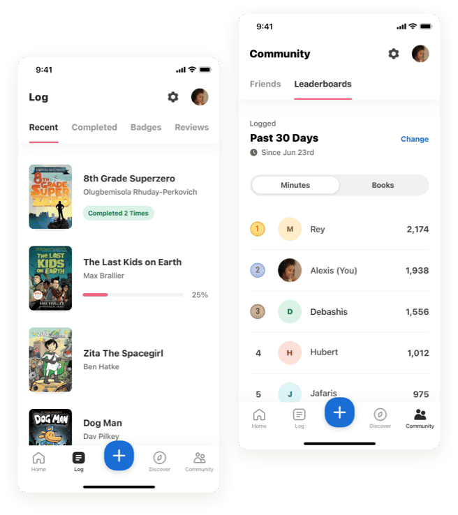 Beanstack reading tracker