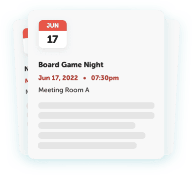 Activity listing for Board Game Night at a public library
