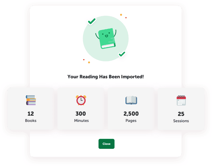 Epic! reading session logging in Beanstack