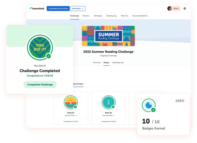 Summer reading challenge artwork